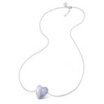 Collier Morganne Bello Infinite Love Calcedoine et Diamants Or Blanc – Image 3
