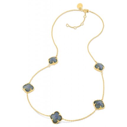 Collier Morganne Bello Songe Labradorite Or Jaune