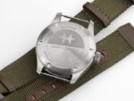 Montre Hamilton Khaki Field Mechanical Power Reserve Cadran Blanc Bracelet Textile 40MM