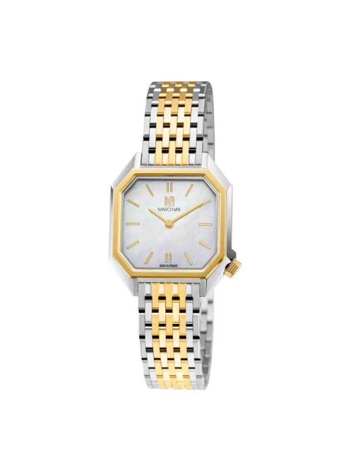 Montre MARCH LA.B Lady Mansart Nacre Quartz Bracelet Acier