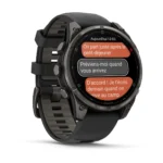Montre Garmin Fenix 8 Pro Amoled Sapphire Titane Carbone Grey DLC Connectée Bracelet Caoutchouc 47MM