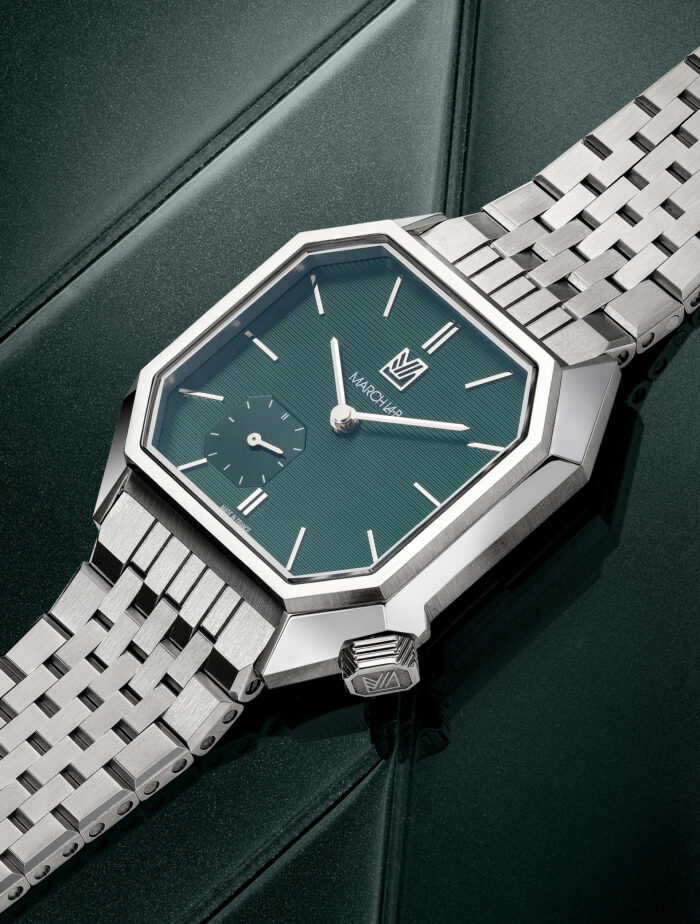 Montre MARCH LA.B Mansart Petite Seconde Grall Cadran Vert 39MM Montre MARCH LA.B Mansart Petite Seconde Grall Cadran Vert 39MM