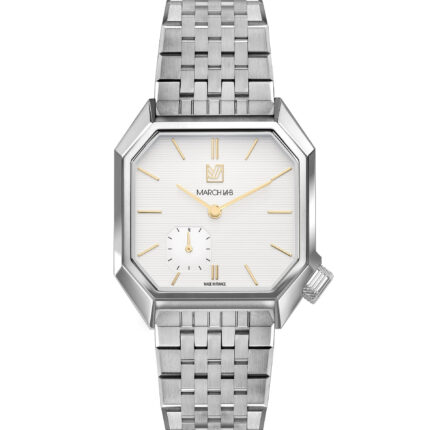 Montre MARCH LA.B Mansart Petite Seconde Shelter Cadran Blanc 39MM