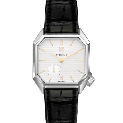 Montre MARCH LA.B Mansart Petite Seconde Shelter Cadran Blanc 39MM
