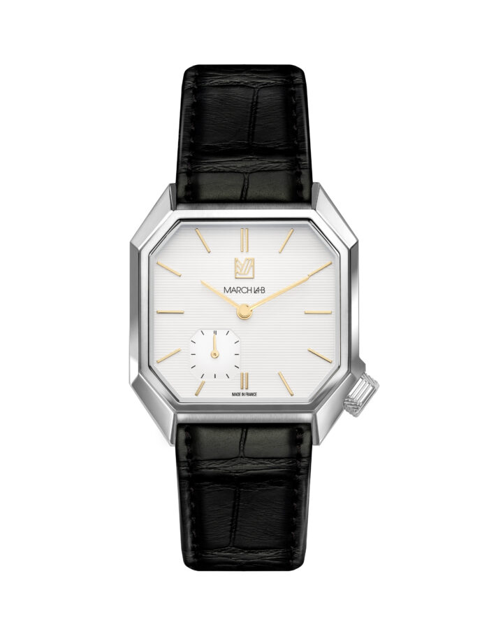 Montre MARCH LA.B Mansart Petite Seconde Shelter Cadran Blanc 39MM