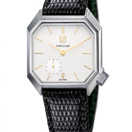 Montre MARCH LA.B Mansart Petite Seconde Shelter Cadran Blanc 39MM
