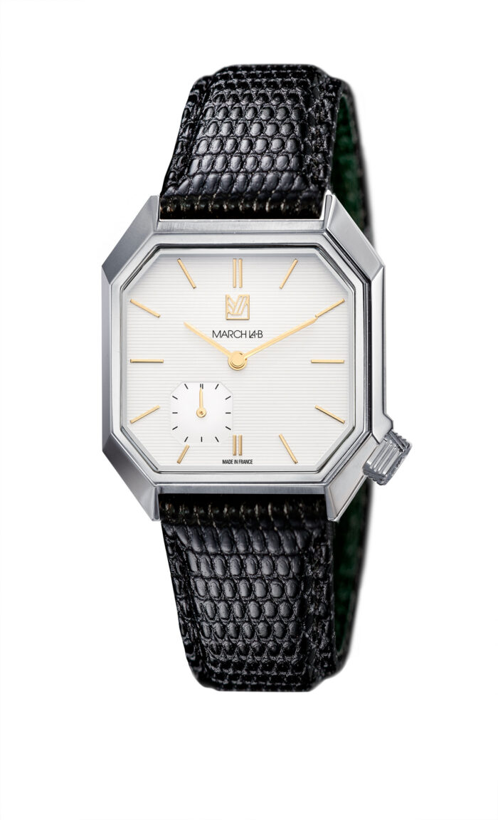 Montre MARCH LA.B Mansart Petite Seconde Shelter Cadran Blanc 39MM