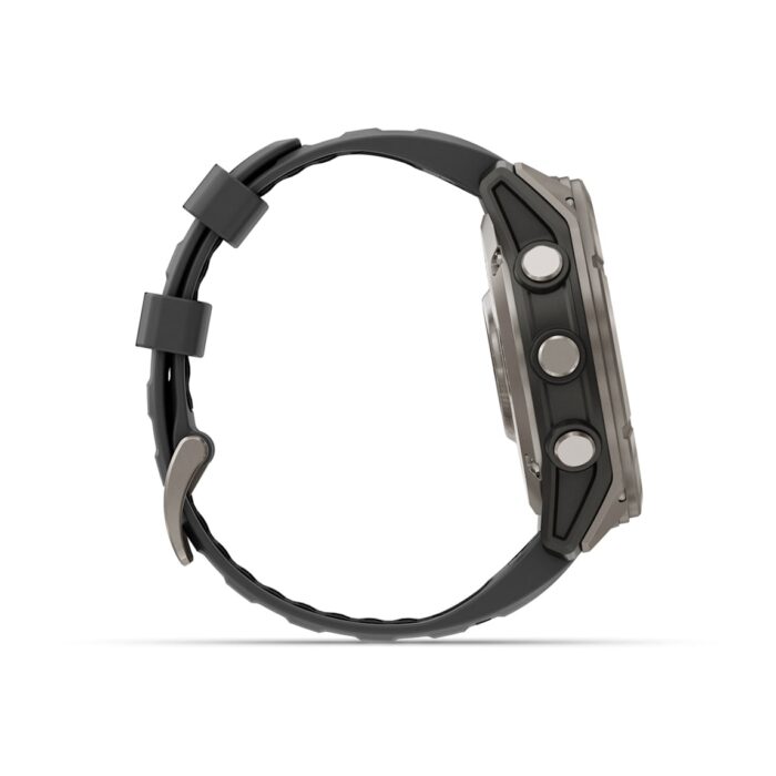 Montre Garmin Fenix 8 Pro Amoled Sapphire Titanium Connectée Bracelet Caoutchouc 51MM Montre Garmin Fenix 8 Pro Amoled Sapphire Titanium Connectée Bracelet Caoutchouc 51MM