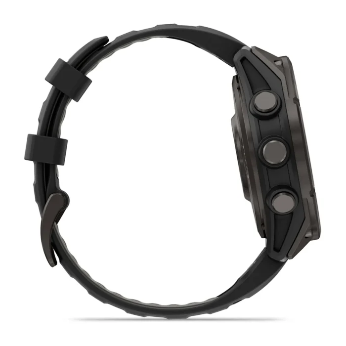 Montre Garmin Fenix 8 Pro Amoled Sapphire Titane Carbone Grey DLC Connectée Bracelet Caoutchouc 47MM Montre Garmin Fenix 8 Pro Amoled Sapphire Titane Carbone Grey DLC Connectée Bracelet Caoutchouc 47MM