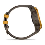 Montre Garmin Instinct Crossover Amoled Bronze Orange Pastel Connectée Bracelet Caoutchouc