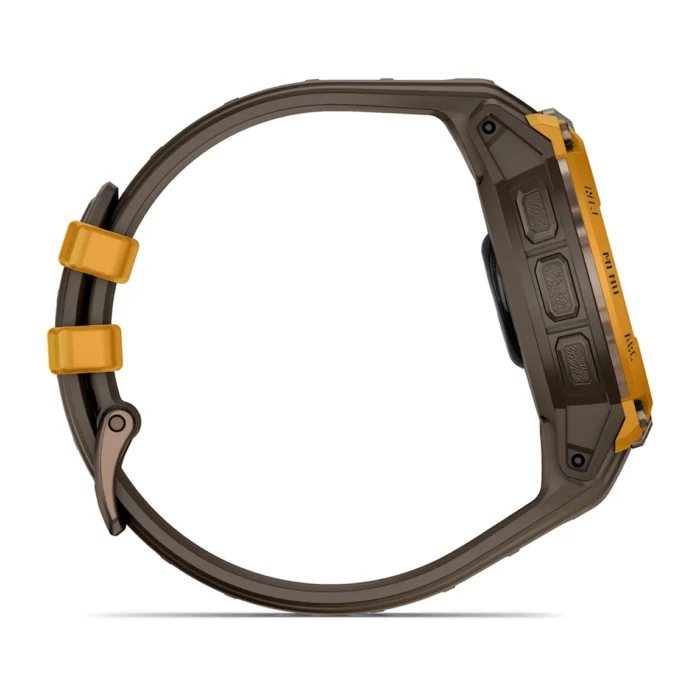 Montre Garmin Instinct Crossover Amoled Bronze Orange Pastel Connectée Bracelet Caoutchouc Montre Garmin Instinct Crossover Amoled Bronze Orange Pastel Connectée Bracelet Caoutchouc