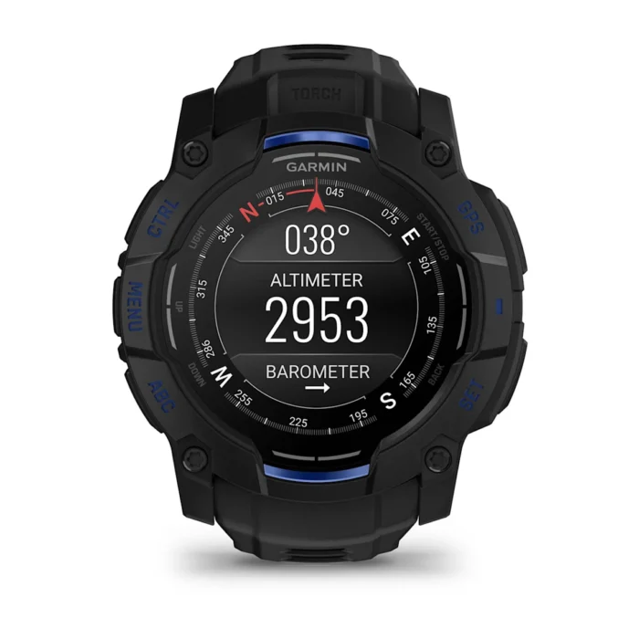 Montre Garmin Instinct 3 Amoled Noire Connectée Bracelet Caoutchouc 50MM Montre Garmin Instinct 3 Amoled Noire Connectée Bracelet Caoutchouc 50MM