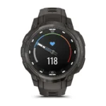 Montre Garmin Instinct Crossover Amoled Grise Connectée Bracelet Caoutchouc