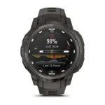 Montre Garmin Instinct Crossover Amoled Grise Connectée Bracelet Caoutchouc