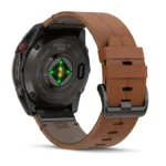 Montre Garmin Fenix 8 Pro Amoled Sapphire Titane Carbon Grey Connectée Bracelet Cuir 51MM