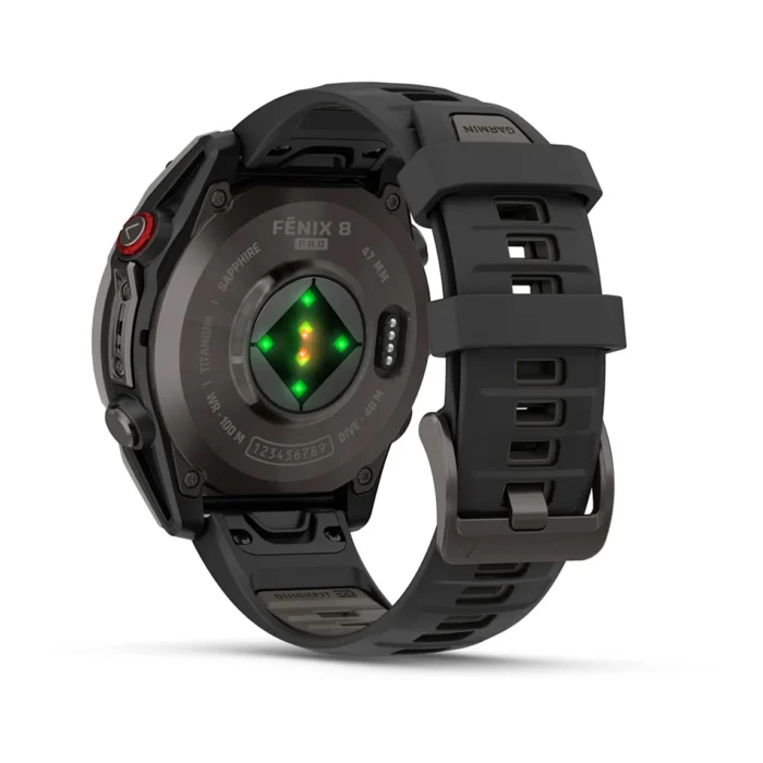 Montre Garmin Fenix 8 Pro Amoled Sapphire Titane Carbone Grey DLC Connectée Bracelet Caoutchouc 47MM Montre Garmin Fenix 8 Pro Amoled Sapphire Titane Carbone Grey DLC Connectée Bracelet Caoutchouc 47MM