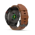 Montre Garmin Fenix 8 Pro Amoled Sapphire Titane Carbon Grey DLC Connectée Bracelet Cuir 47MM