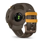 Montre Garmin Instinct Crossover Amoled Bronze Orange Pastel Connectée Bracelet Caoutchouc