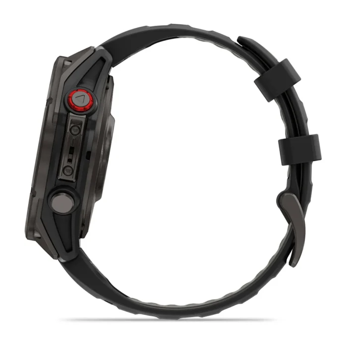 Montre Garmin Fenix 8 Pro Amoled Sapphire Titane Carbone Grey DLC Connectée Bracelet Caoutchouc 47MM Montre Garmin Fenix 8 Pro Amoled Sapphire Titane Carbone Grey DLC Connectée Bracelet Caoutchouc 47MM