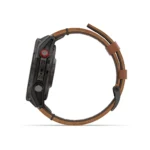 Montre Garmin Fenix 8 Pro Amoled Sapphire Titane Carbon Grey DLC Connectée Bracelet Cuir 47MM