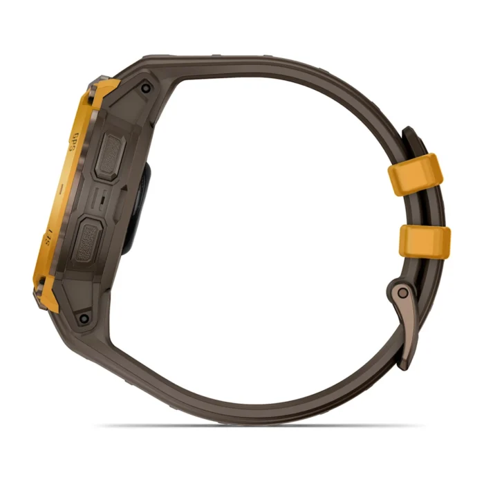 Montre Garmin Instinct Crossover Amoled Bronze Orange Pastel Connectée Bracelet Caoutchouc Montre Garmin Instinct Crossover Amoled Bronze Orange Pastel Connectée Bracelet Caoutchouc