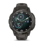Montre Garmin Instinct Crossover Amoled Grise Connectée Bracelet Caoutchouc