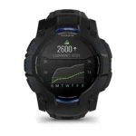 Montre Garmin Instinct 3 Amoled Noire Connectée Bracelet Caoutchouc 50MM