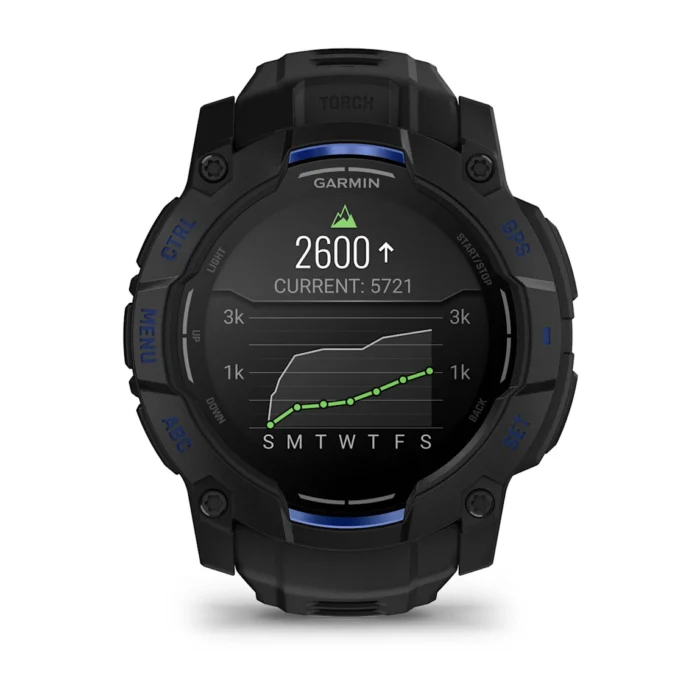 Montre Garmin Instinct 3 Amoled Noire Connectée Bracelet Caoutchouc 50MM Montre Garmin Instinct 3 Amoled Noire Connectée Bracelet Caoutchouc 50MM