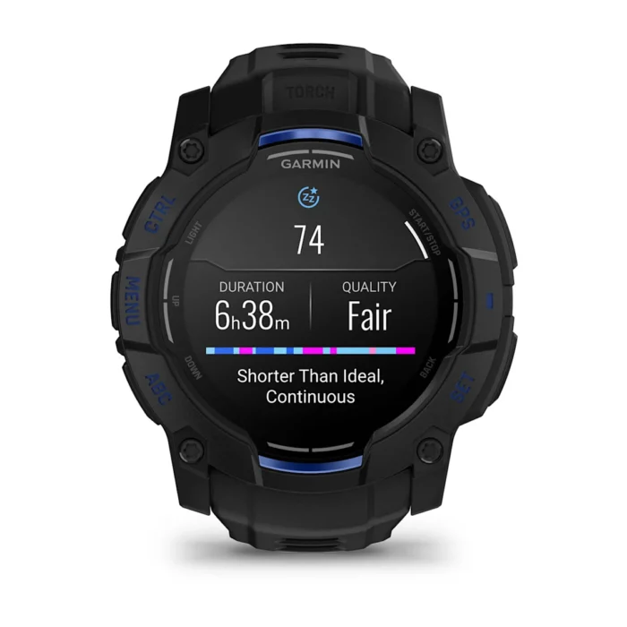 Montre Garmin Instinct 3 Amoled Noire Connectée Bracelet Caoutchouc 50MM Montre Garmin Instinct 3 Amoled Noire Connectée Bracelet Caoutchouc 50MM