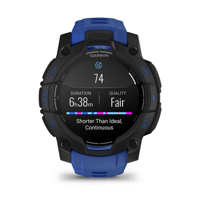 Montre Garmin Instinct 3 Amoled Noire Connectée Bracelet Caoutchouc 45MM Montre Garmin Instinct 3 Amoled Noire Connectée Bracelet Caoutchouc 45MM