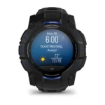 Montre Garmin Instinct 3 Amoled Noire Connectée Bracelet Caoutchouc 50MM