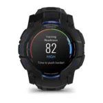 Montre Garmin Instinct 3 Amoled Noire Connectée Bracelet Caoutchouc 50MM