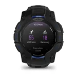 Montre Garmin Instinct 3 Amoled Noire Connectée Bracelet Caoutchouc 50MM