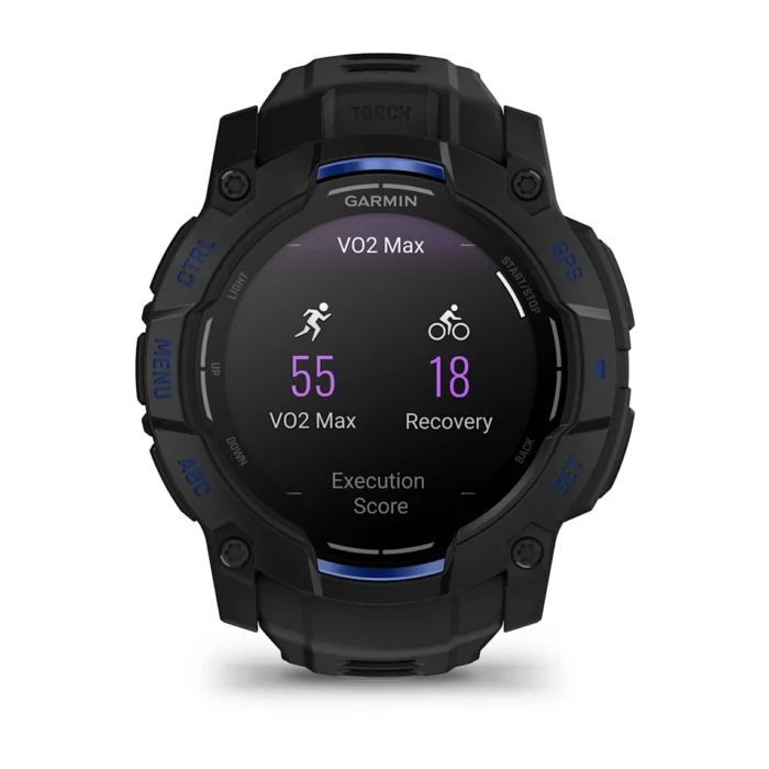 Montre Garmin Instinct 3 Amoled Noire Connectée Bracelet Caoutchouc 50MM Montre Garmin Instinct 3 Amoled Noire Connectée Bracelet Caoutchouc 50MM
