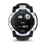 Montre Garmin Instinct 3 Solar Noire Connectée Bracelet Caoutchouc 50MM