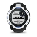 Montre Garmin Instinct 3 Solar Noire Connectée Bracelet Caoutchouc 50MM