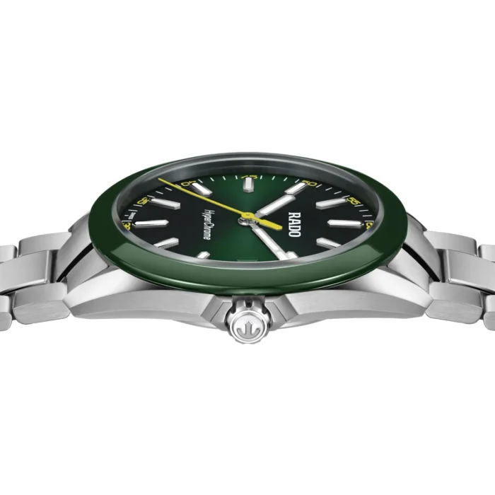 Montre Rado HyperChrome Quartz Cadran Vert Bracelet Acier 41.5MM