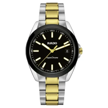 Montre Rado HyperChrome Quartz Cadran Noir Bracelet Acier 41.5MM