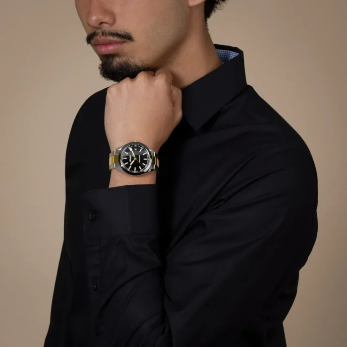 Montre Rado HyperChrome Quartz Cadran Noir Bracelet Acier 41.5MM