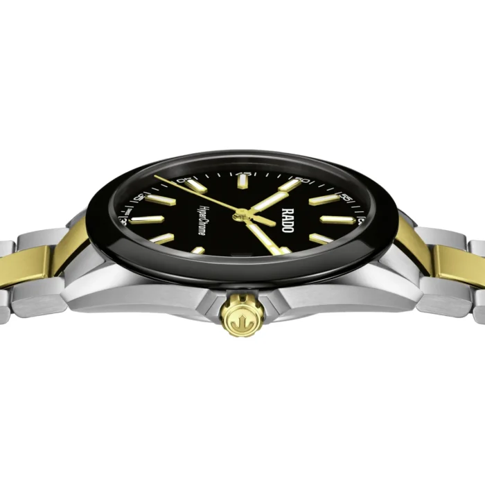 Montre Rado HyperChrome Quartz Cadran Noir Bracelet Acier 41.5MM