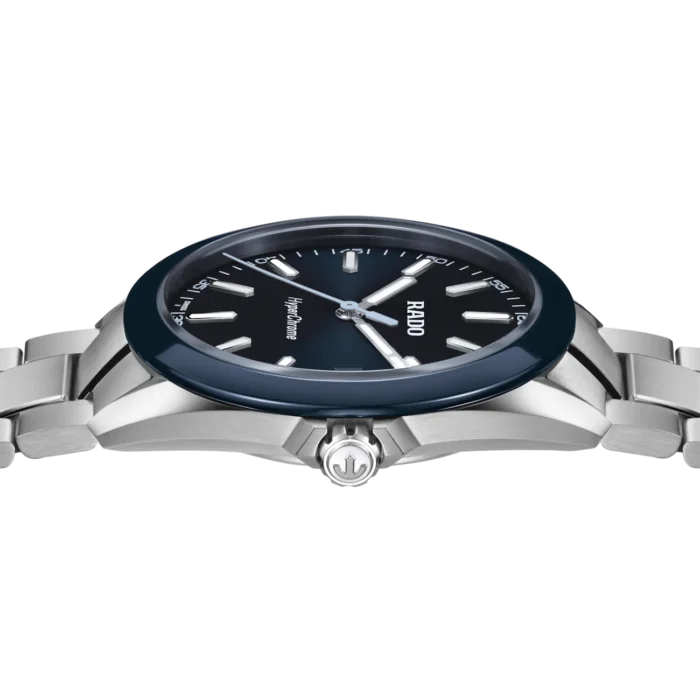 Montre Rado HyperChrome Quartz Cadran Bleu Bracelet Acier 41.5MM