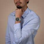 Montre Rado HyperChrome Quartz Cadran Vert Bracelet Acier 41.5MM