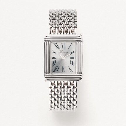 Montre Poiray Ma Première Grand Modèle Cadran Argenté Bracelet Acier