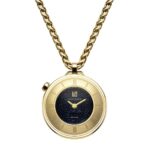 Montre Sautoir MARCH LA.B Lady Volante Supreme Caviar Quartz Cadran Noir 30MM