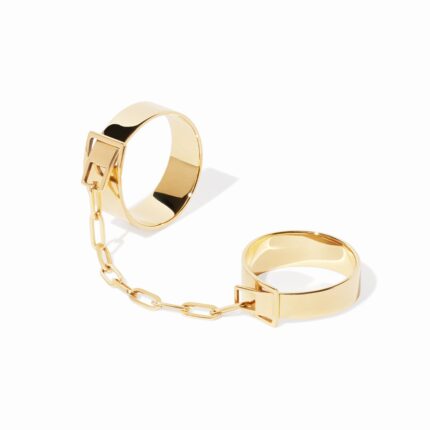 Bague Dinh Van X Rabanne Serrure Double Or Jaune