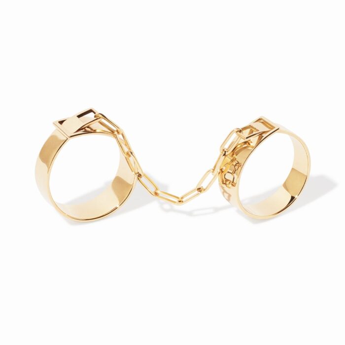 Bague Dinh Van X Rabanne Serrure Double Or Jaune Bague Dinh Van X Rabanne Serrure Double Or Jaune