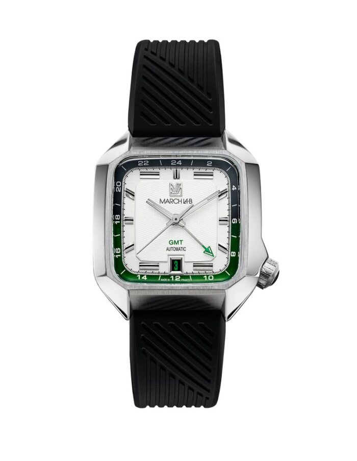 Montre MARCH LA.B AM2 GMT Auto White Cadran Blanc