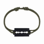 Bracelet Dinh Van Lame de Rasoir Moyen Modèle Titane Noir