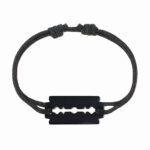 Bracelet Dinh Van Lame de Rasoir Moyen Modèle Titane Noir