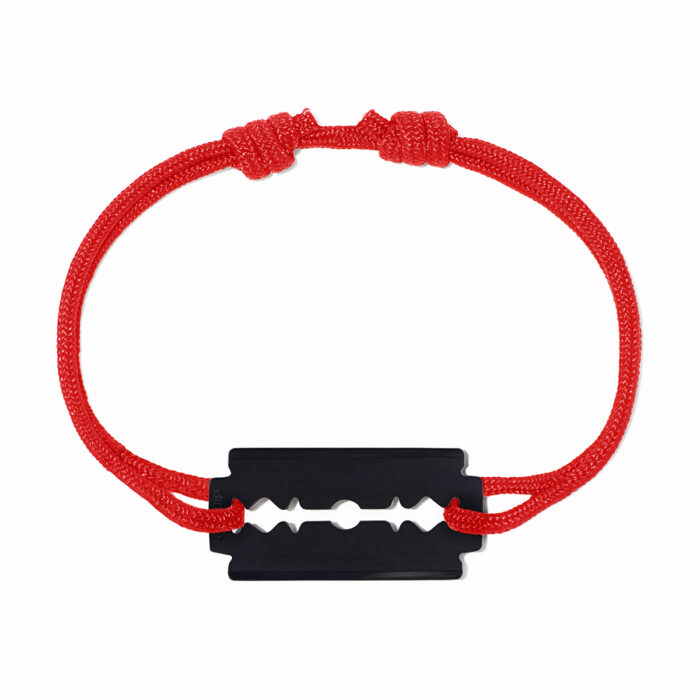 Bracelet Dinh Van Lame de Rasoir Moyen Modèle Titane Noir